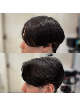 アッシュ 池袋店(Ash) 曲がる縮毛矯正 センターパート #池袋駅