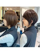 バンプ ギンザ(BUMP GINZA) 30代40代50代ショートボブレイヤー銀座ひし形大人かっこいいE