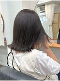 立川切りっぱなしボブ/ベージュカラー/髪質改善/オージュア