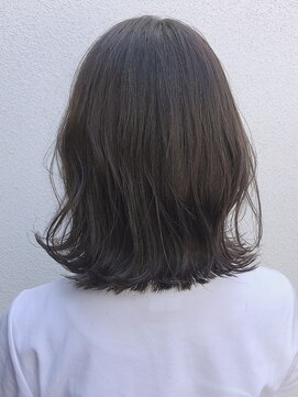 黒髪/クラゲヘアー/オリーブグレー/小顔/ココアベージュ/茨木 