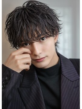 オーシャントーキョーウエスト 心斎橋 (OCEAN TOKYO WEST) シャギーシャドウパーマラウンドマッシュ