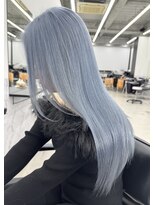 エゴル ナゴヤサカエ(ENGOL NAGOYA SAKAE)&nbsp;新美蓮/ブルーカラー/ハイトーンカラー/ブルーアッシュ