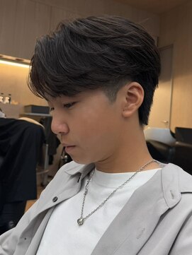 エルマーク 松山(L-MARK) メンズパーマ/ツイストスパイラル/サーフカール/men's/眉毛