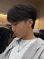 エルマーク 松山(L-MARK) メンズパーマ/ツイストスパイラル/サーフカール/men's/眉毛