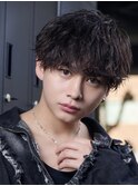 無造作シャドウパーマ