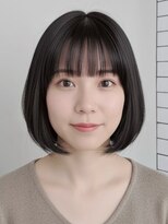ミュージアム(MUSEUM) 暗めボブヘア タッセルボブ/暗めカラー/髪質改善