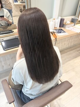 シュガー 仙台宮城野区(&Sugar) 艶感ナチュラルミルクティーベージュカラー