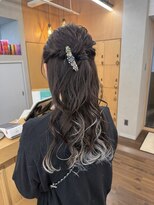 ヘアースペースブルーム プリュス 石橋店(HAIR SPACE BLOOM plus) 石橋阪大前/デザインカラー/裾カラー/エンドカラー/ヘアセット