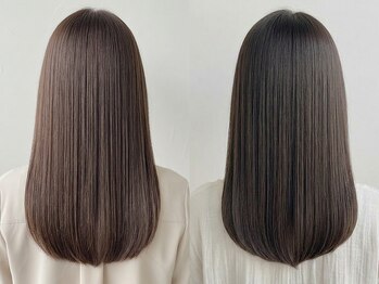 フェイス センター南店(FACE)の写真/柔らかで自然な仕上がりが人気！髪質に合わせた薬剤を使用しているので、ダメージレスで仕上がる！
