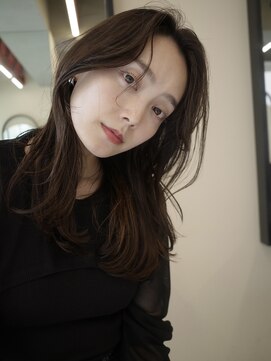 ヌヌ 渋谷 原宿 明治神宮前(nunu) レイヤーカットウルフカットボブグレージュオリーブべージュ