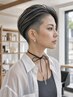 【市橋予約限定】白髪ぼかしハイライト+似合わせショート+プレミアムケア 
