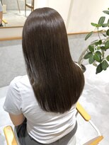 レンジヘアー(lange hair) 赤み抑えたブラウンカラー【鈴鹿/津/ブリーチなし/髪質改善】