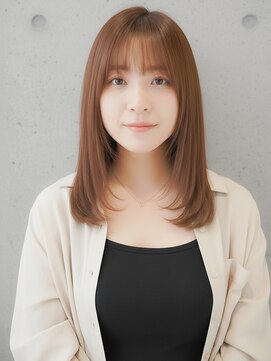 ニューヨークニューヨーク マザーズ イオン大日店(NYNY Mothers) 韓国風xシースルーバングxセミロングxレイヤー