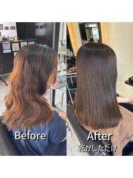 ルフール 千葉店(ref-le) 美髪矯正(縮毛矯正)で毎日続くツヤ髪に…