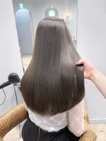 ティエラ 原宿 表参道(Tierra) 【関日葉里】ブリーチなしオリーブグレージュ