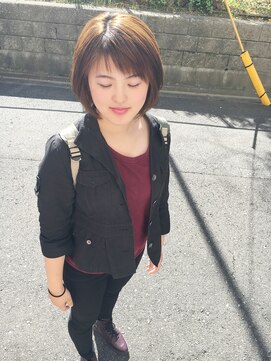 ヘアーメイク グレマ(HAIR MAKE grema) アレンジ ボブスタイル