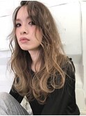 【NAiVE HAIR】抜け感ヘアカラーグレージュ