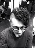#サイドパートモヒカン#スパイラルパーマ#Hommehair2nd櫻井