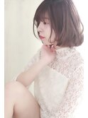 ほどけそうな緩ふわ感が魅力的☆大人可愛いシフォンボブ