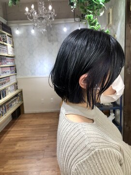レップ 柏(REP) ゆるグラデーションボブ×インナーカラー