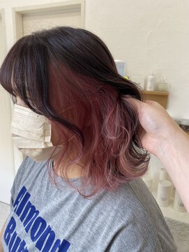 ロルド レーブ(Rold reve) ダークラベンダー×ピンク×バイカラー