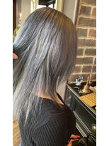 セカンドプレイス(2nd place)&nbsp;グレーアッシュハイトーンダブルカラー