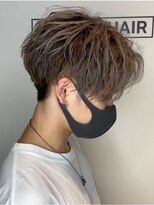 ザ サードヘアー 津田沼 (THE 3rd HAIR)&nbsp;ニュアンスマッシュパーマ　前下がりセンターパート