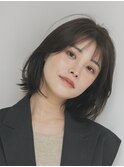 さらっとニュアンスなシースルーボブ