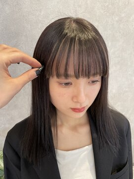 ジーナ 天神(Zina) 重めbang×inner color