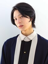 ヘアサロンガリカアオヤマ(hair salon Gallica aoyama) 【Gallica】大人のメンズウルフ/黒髮カルマパーマ/簡単セット