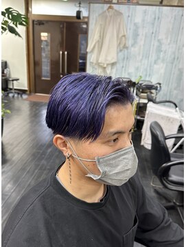 ファインズヘアー ボウ(Fine's Hair BOW) ハイトーンカラー パープル