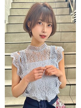 ロンド アンブル 四条烏丸(Lond ambre) 【Lond ambre】川村利幸/オシャレショート/グレージュカラー