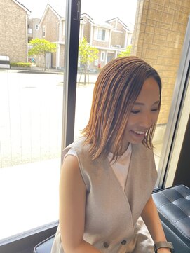 フィオーレ ヘアデザイン(FIORE hair design) 酸性縮毛矯正 外ハネボブ