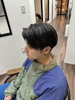 スペース 海浜幕張(spes)&nbsp;【海浜幕張で叶う髪質改善】メンズハイライト×センターパート