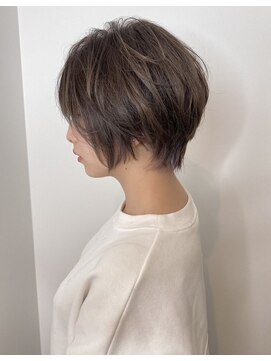 アース 三木店(HAIR & MAKE EARTH) 大人可愛い大人美人小顔カットふんわりカールショコラアッシュ