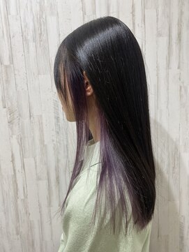 ルシードスタイルレーヴ(LUCIDO STYLE REVE) インナーカラー×艶カラー