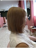 stylist大山  丸みなし!パツッとボブ    ハイトーンと相性◎