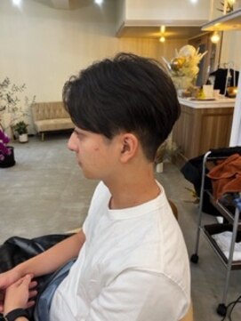 ムース(moos) かきあげバングナチュラルパーマ