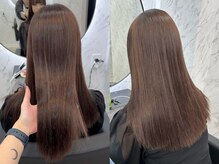 【ナチュラルなストレート◎】真っ直ぐなり過ぎない！手触り抜群の艶髪に【横浜/横浜駅/韓国/韓国ヘア】