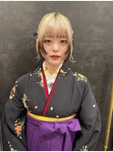 卒業式ヘア/y2kカチモリヘア韓国　吉祥寺桜