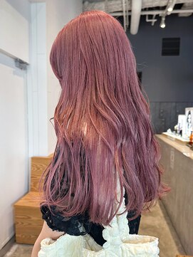 アイティーバイアルバム 藤沢店(IT by ALBUM) ベビーピンクミルクティーピンクレイヤーロング_ba483071