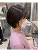 林 直人 ショートボブ イルミナカラー