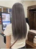 ブリーチ2回以上必須シルバーグレー