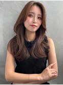 フェミニンロング/似合わせカット/メルティカラー/2wayバング