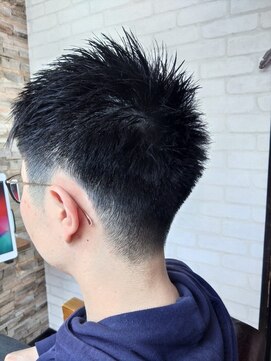 アトリエナガノ(atelier nagano) ツーブロック/メンズパーマ/センターパート/ニュアンスパーマ