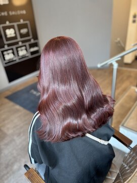 アオ(ao.) ピンクラベンダー/ブリーチ無し/髪質改善