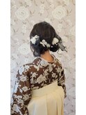 ツインアレンジ/ヘアセット/卒業式