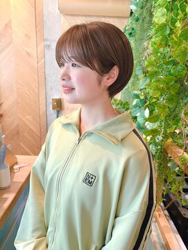 ロンドフルール 大宮東口(Lond fleur) ミニウルフレイヤーカット顔周りカット前髪カットショート/大宮