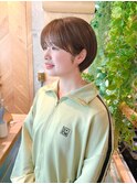 ミニウルフレイヤーカット顔周りカット前髪カットショート/大宮