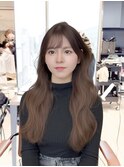 韓国スタイル/チュラルくびれへア_くびれ巻き_レイヤーカット